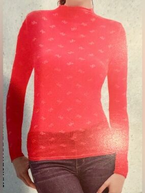 SERRA | ladies Lace Layering Top. Size: L